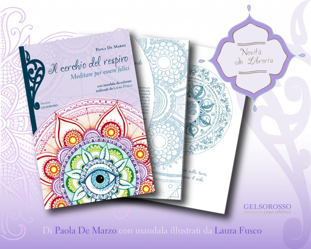Un libro sulla meditazione con Mandala illustrati da Laura Fusco